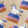 Support Your Local Indie Bookstore Horse Vinyl Sticker
