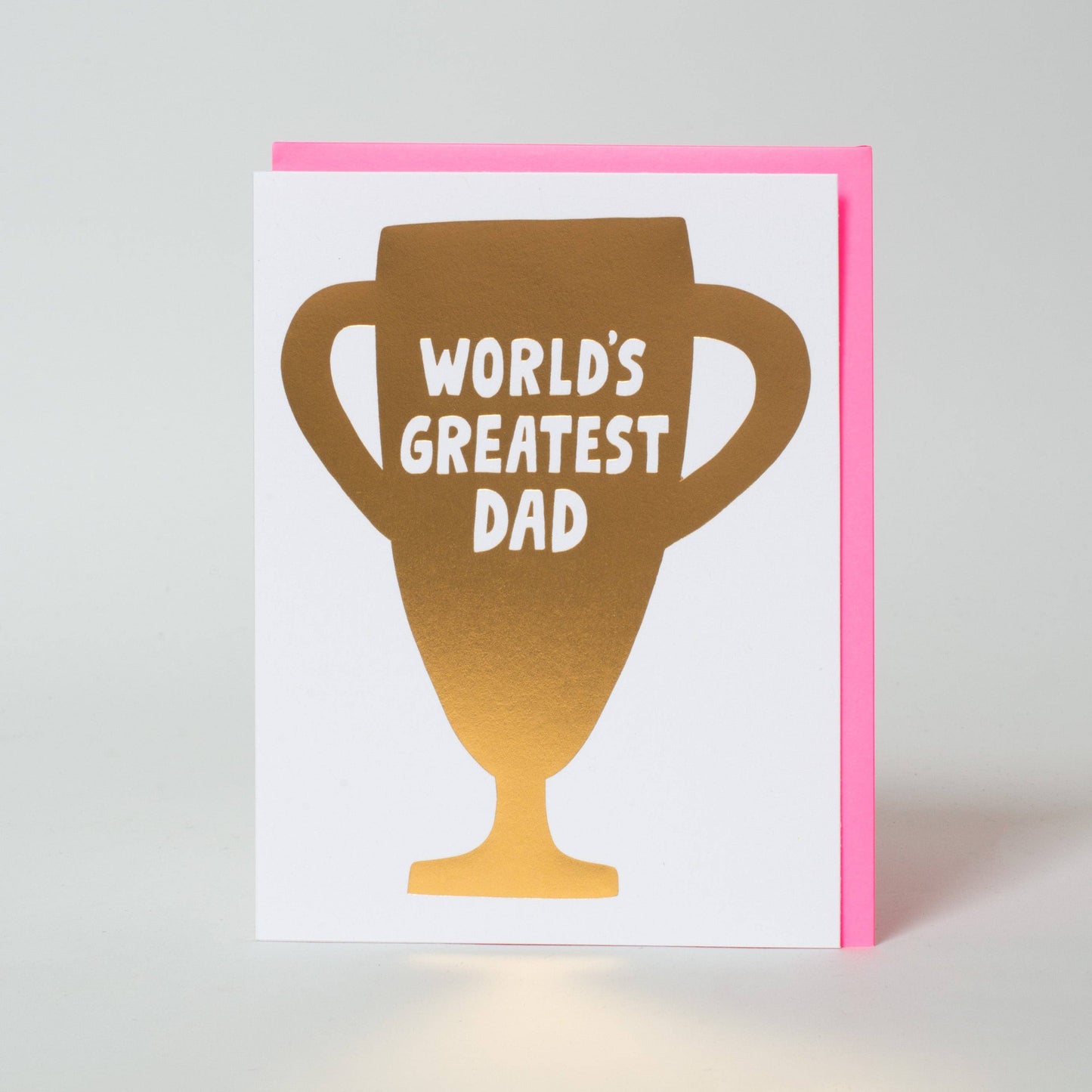 Best Dad Gold Trophy Father's Day Card