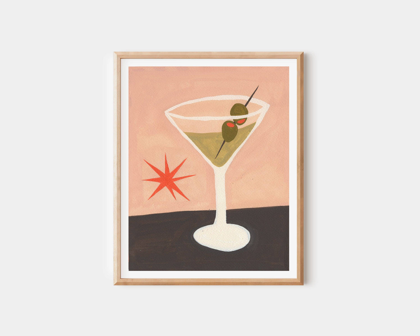 Martini Art Print
