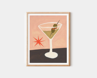 Martini Art Print