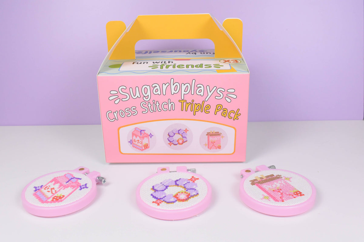 Strawberry Sweet Triple Cross Stitch Box