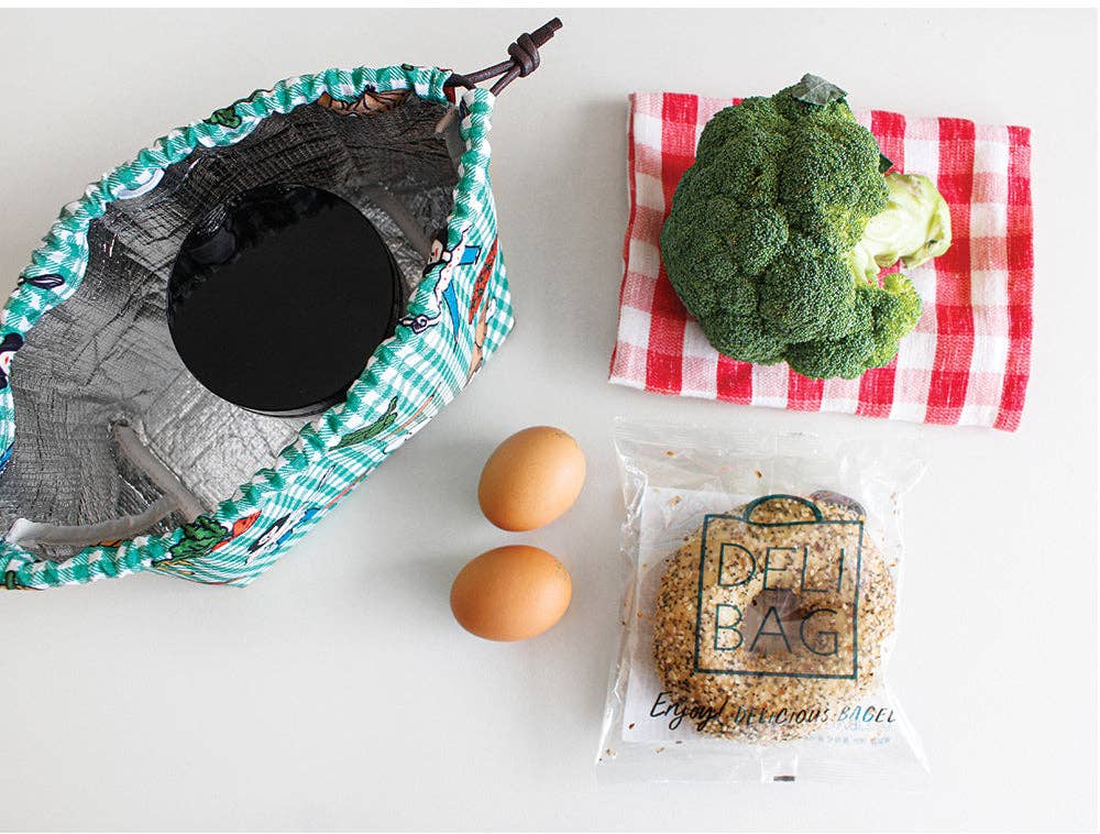 Oxford Cotton Insulated Lunch Pouch