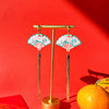 Lotus Fan Earrings