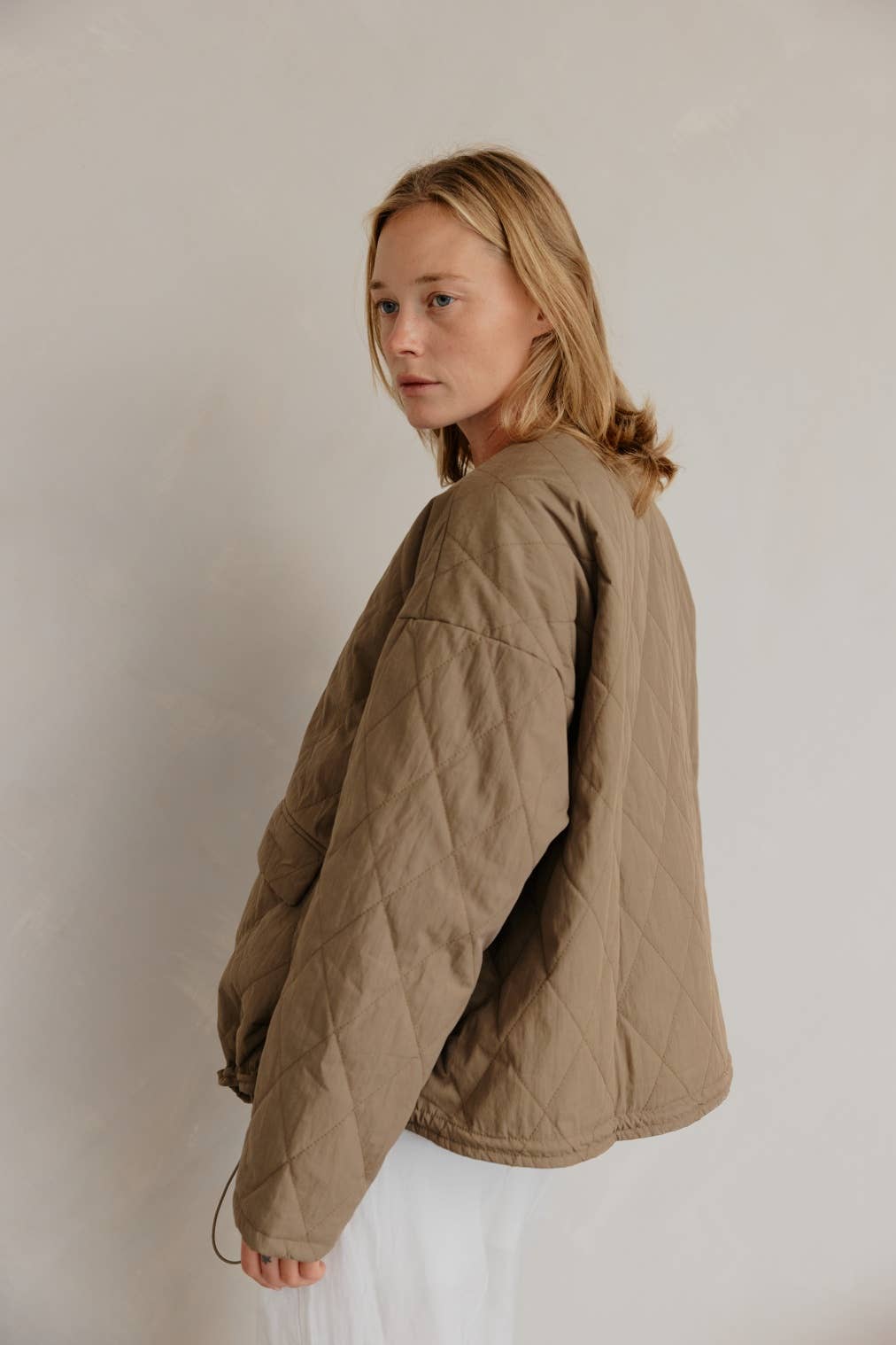 The Greta Jacket | Oversized Quilted Jacket with Drawstrings