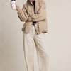 Cozy Fleece-Lined Zip & Snap Jacket