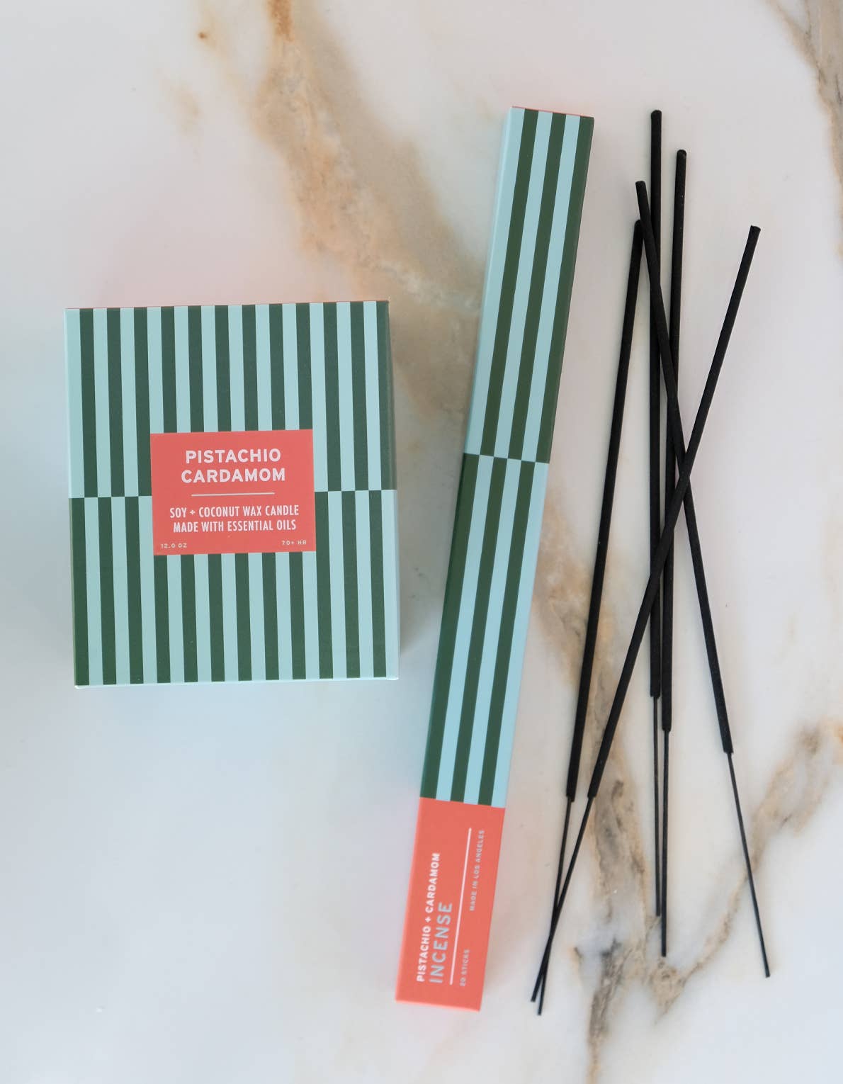 Essentials: Pistachio + Cardamom Incense