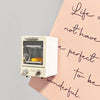 Mini Retro Oven Fridge Magnet with Tiny Bread