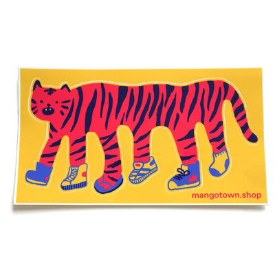 Shoe Tiger Sticker
