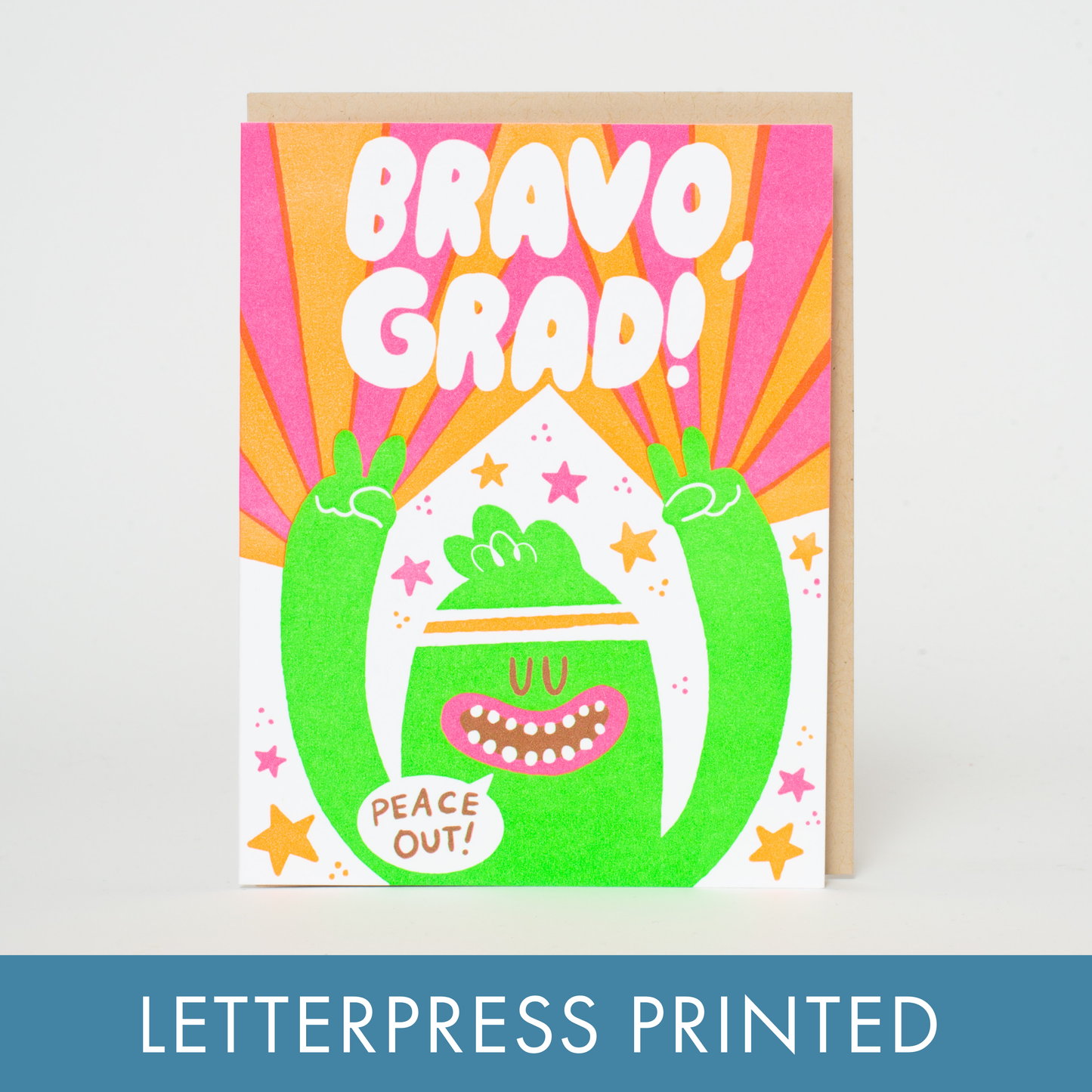 Graduation Congrats Monster Card