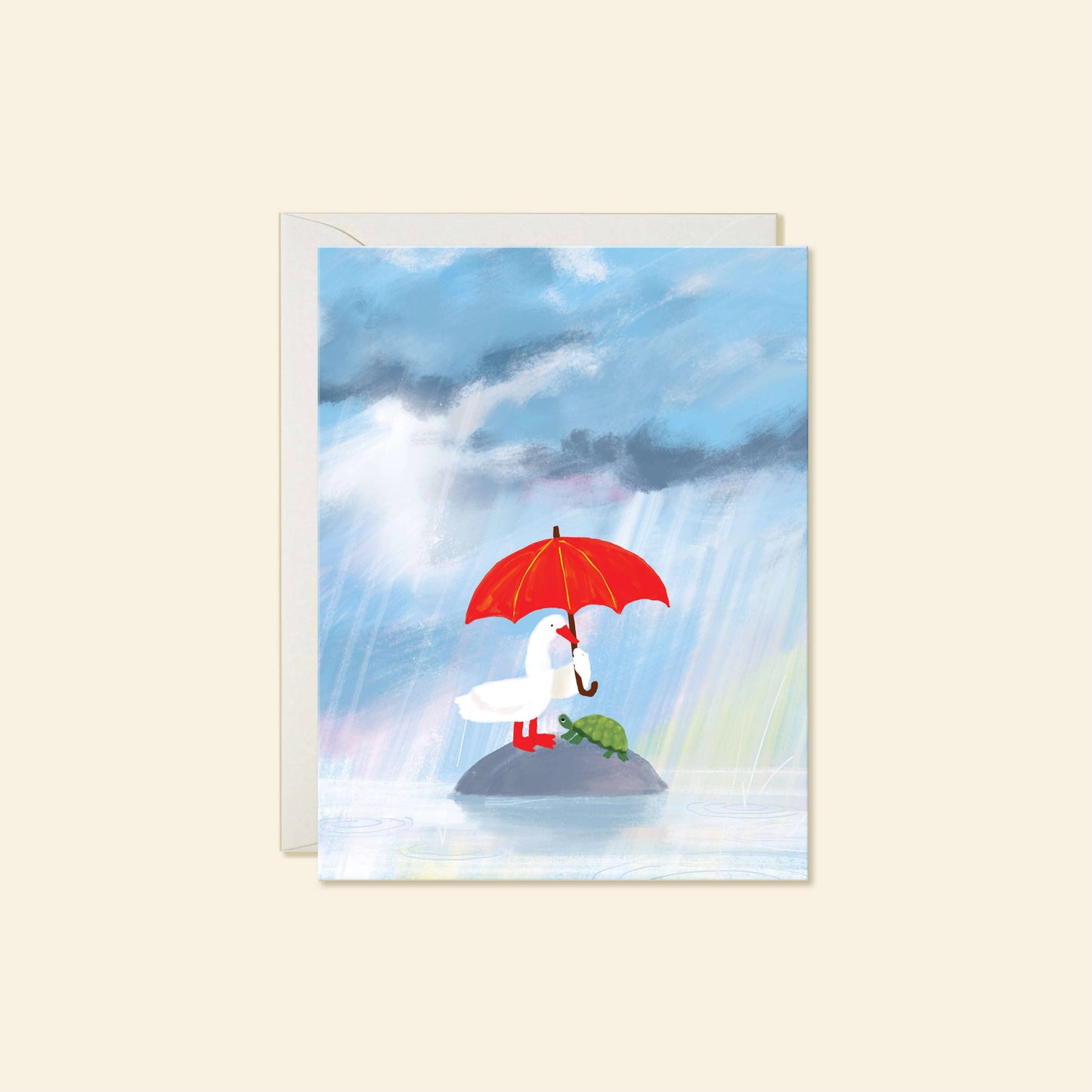 Rainstorm Sympathy & Encouragement Card
