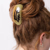 Fall Rosehip Flower Claw Clip