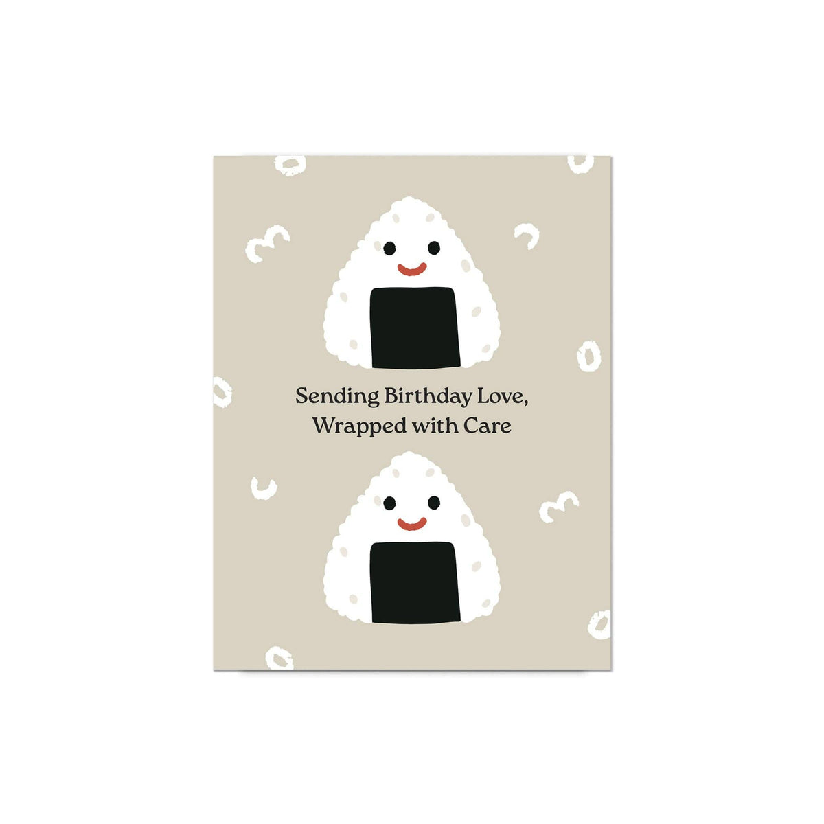 Onigiri Cute Birthday Card