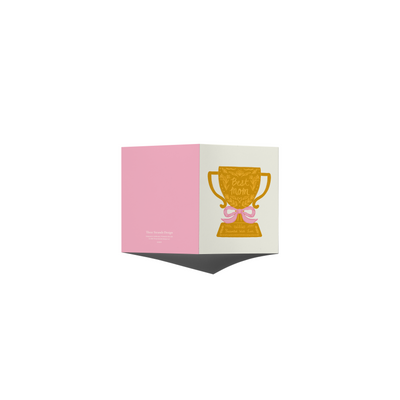 Best Mom Trophy Card