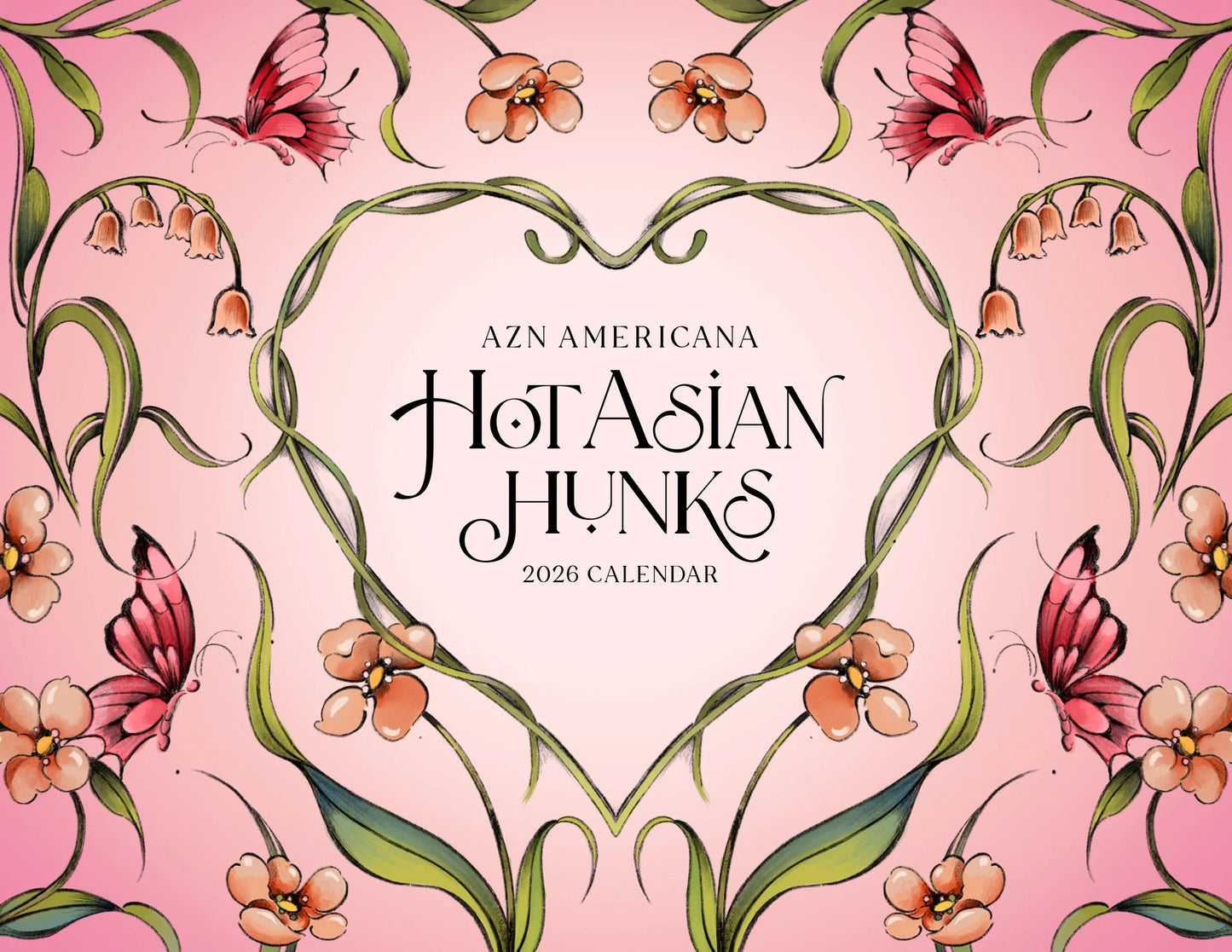 AZN Americana Hot Asian Hunks 2026 Calendar