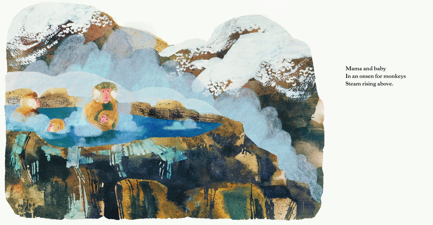 Bathtime for Snow Monkeys