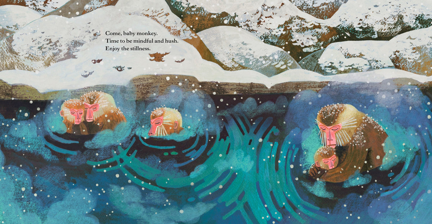 Bathtime for Snow Monkeys