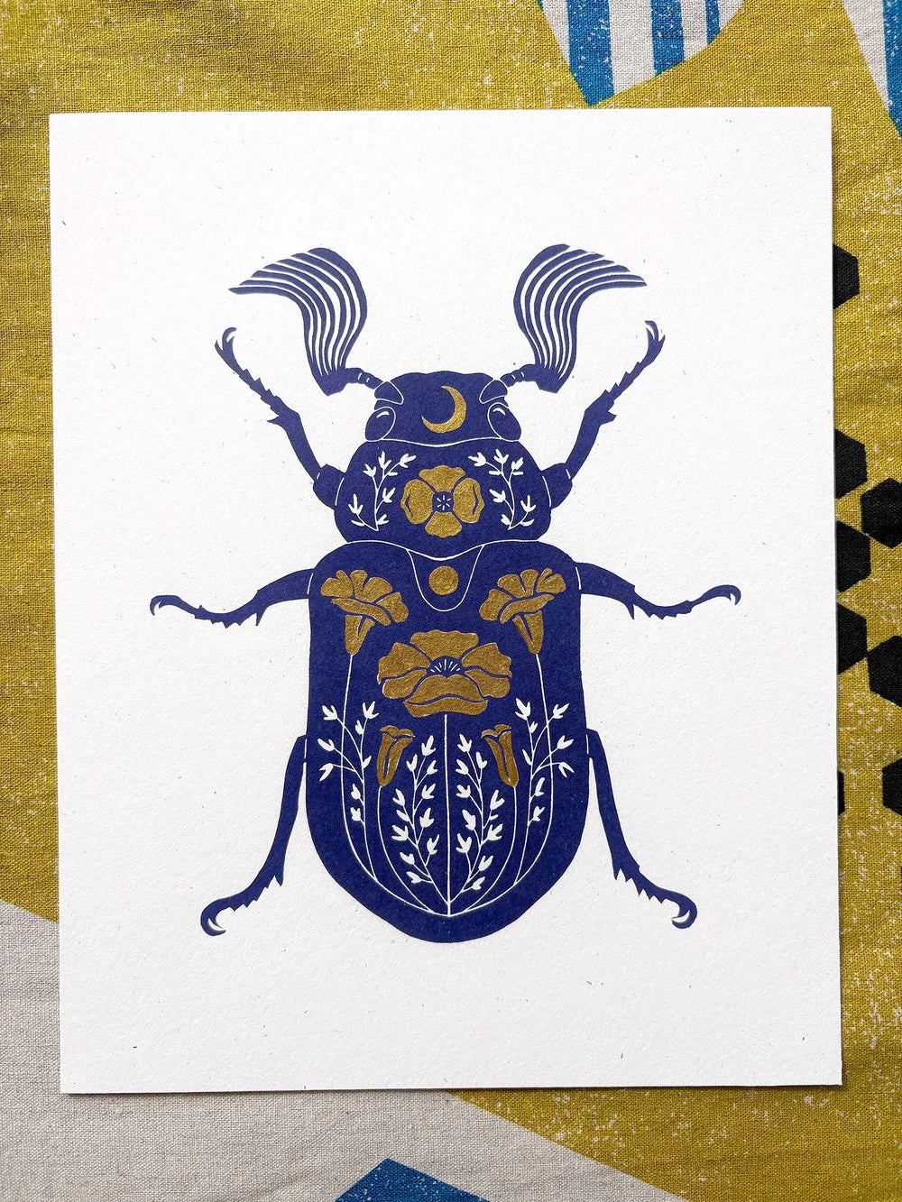 June Beetle & California Poppy