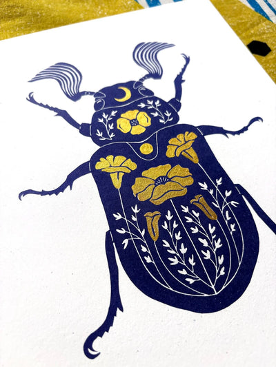 June Beetle & California Poppy