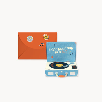 Record Player Card