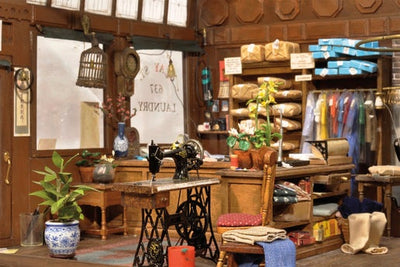 Frank Wong Laundry Shop Postcard