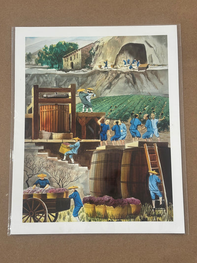 Napa Winery Print