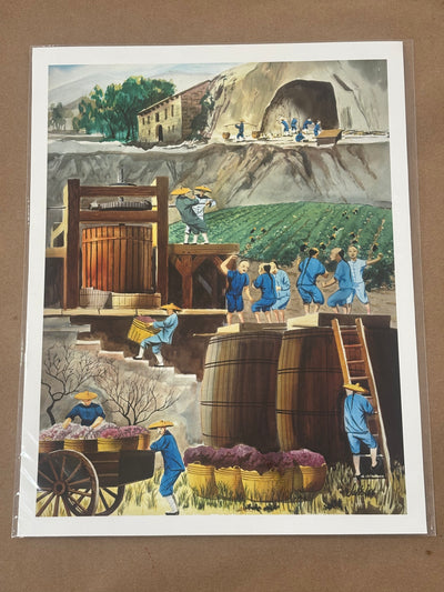 Napa Winery Print