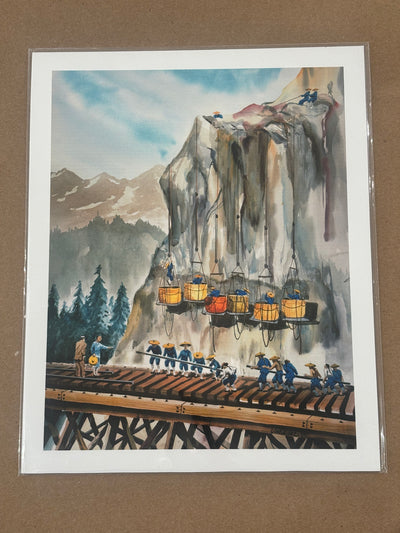 Building The Railroad Print