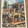 Pig Roasting Print