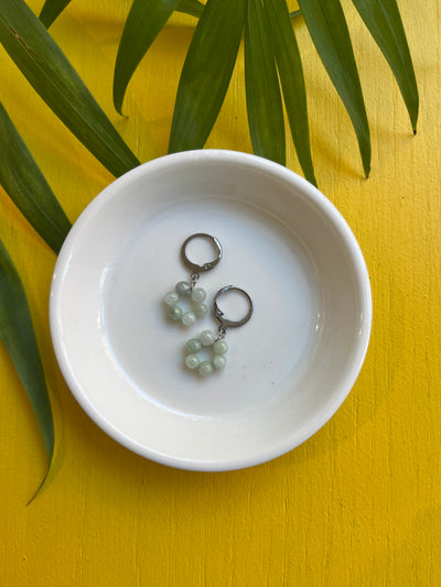 Jade Donut Earrings