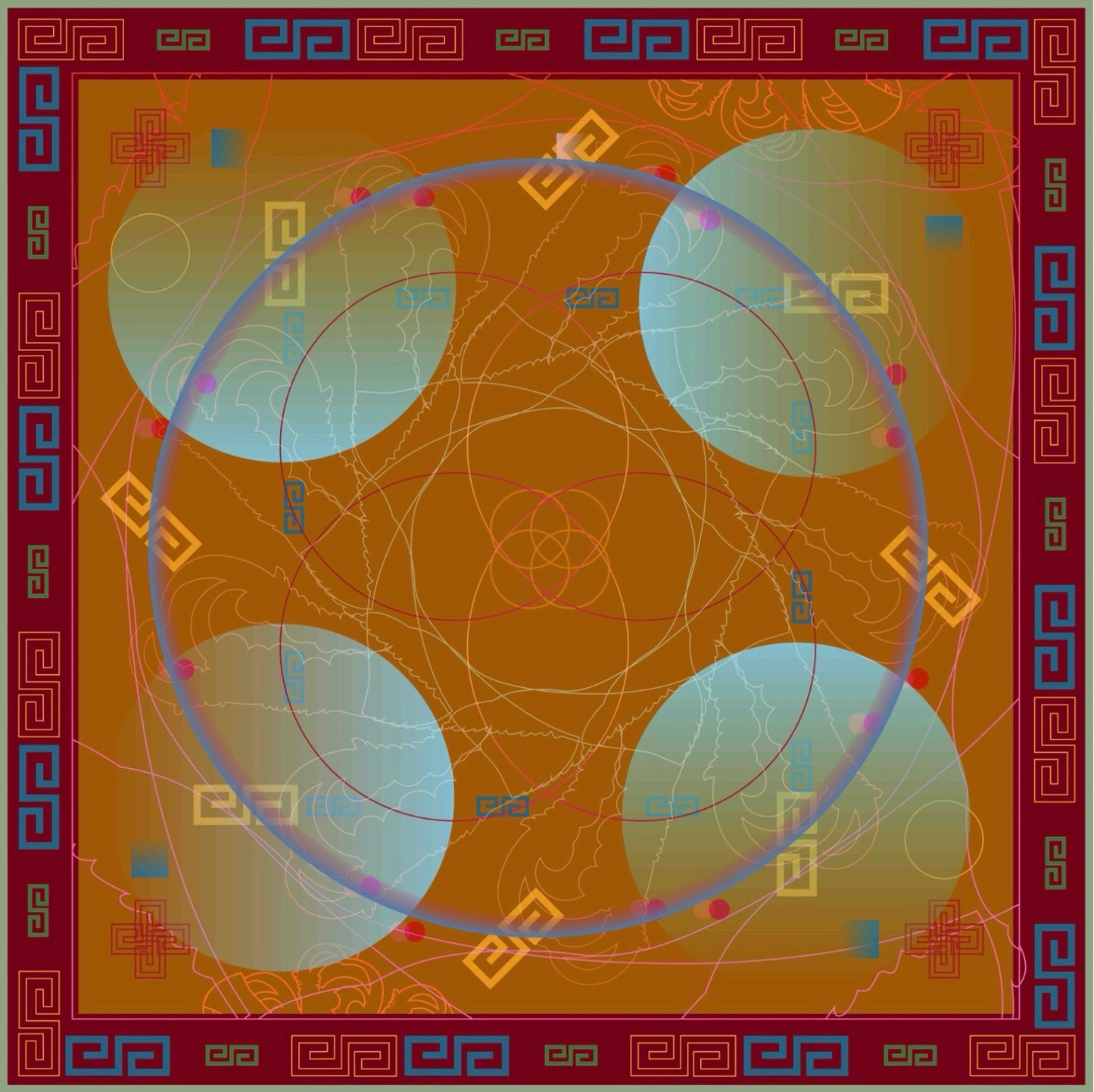 Chris Yee Silk Scarves