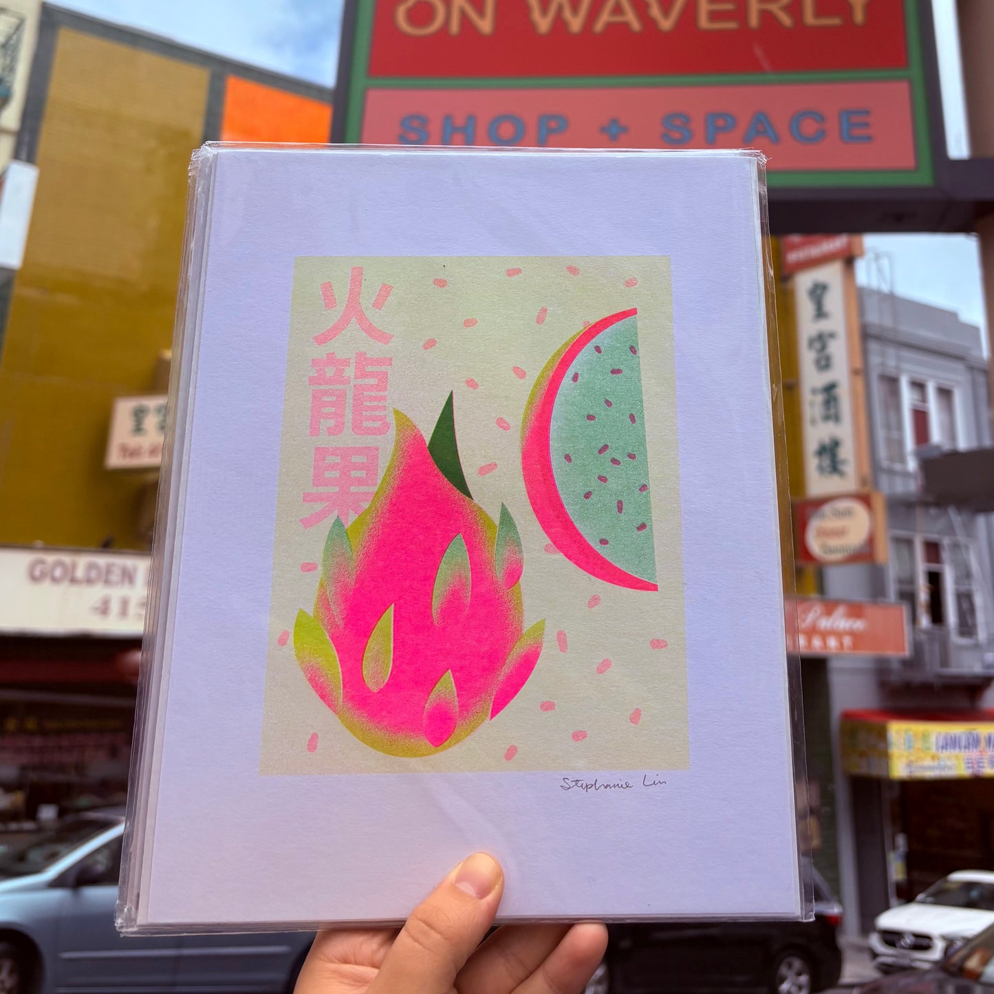 Love Language Dragon Fruit Art Print