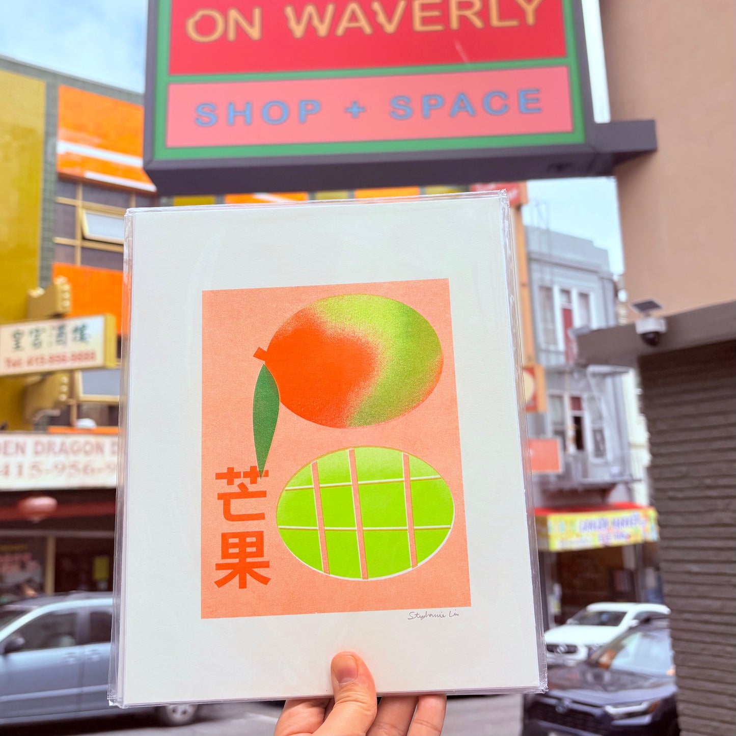 Love Language Mango Art Print