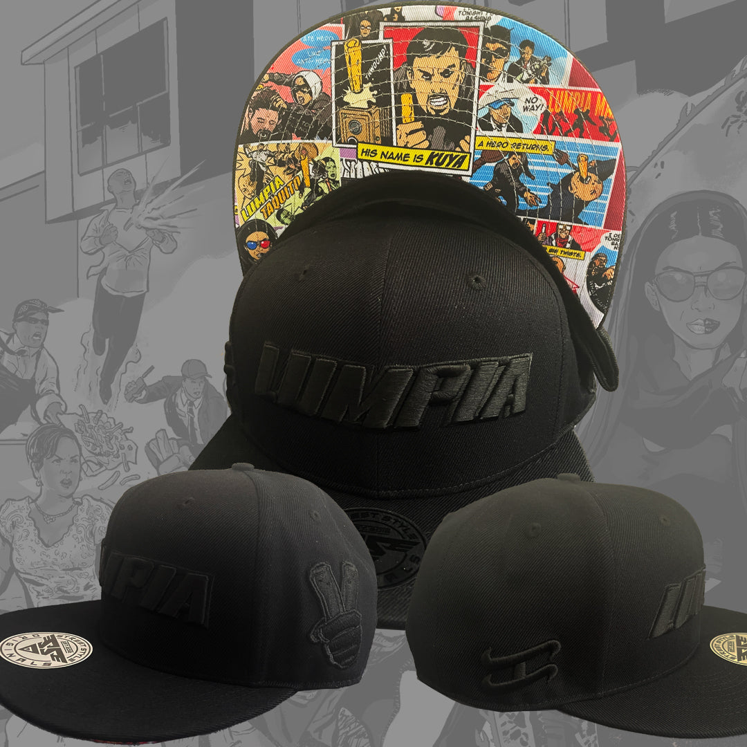 LUMPIA BLACK OUT Snapback Cap