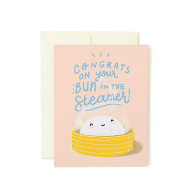 Bun In The Steamer Card