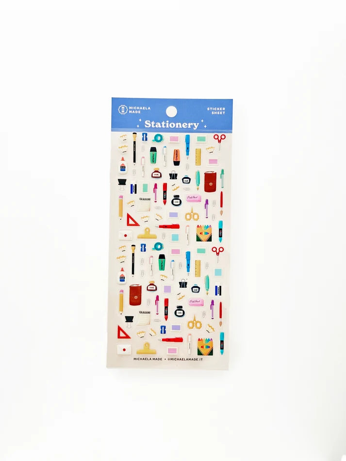 Stationery PET Sticker Sheet