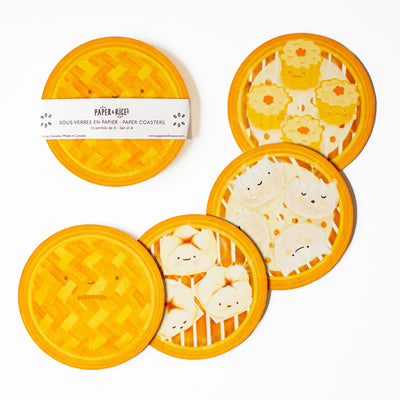 Dim Sum Paper Coasters