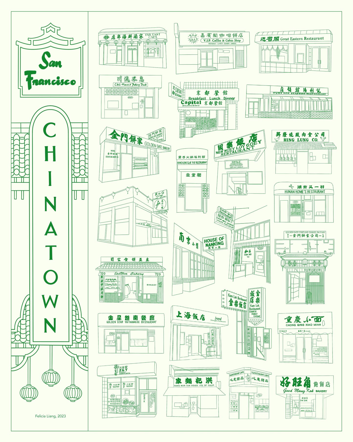 SF Chinatown Print