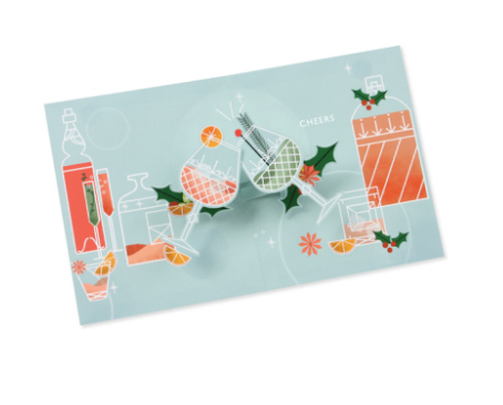 Holiday Spirits Pop Up Card