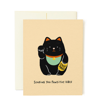 Pawsitive Vibes Card