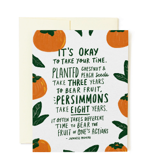 Persimmons Card