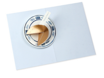 Fortune Cookie Pop Up Card