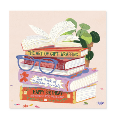 Literary Pop Up Card
