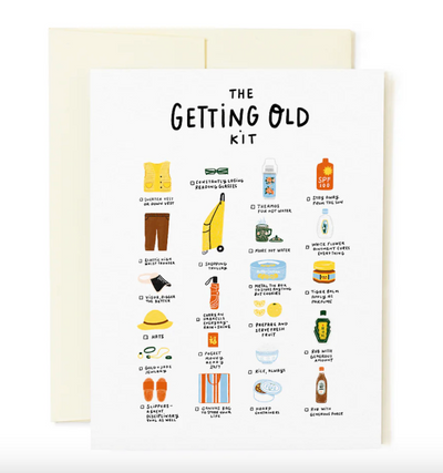 The Getting Old Kit Card