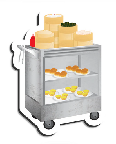 Dim Sum Cart Magnet