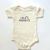 "Lola's Favorite" Baby Onesies
