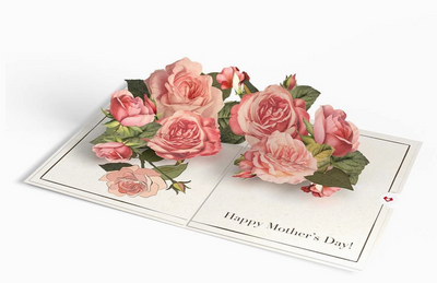 Mother's Day Roses Pop Up Card