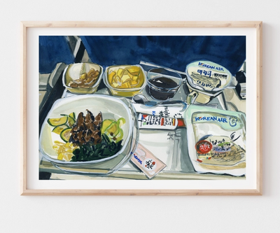 Korean Air Meal Print