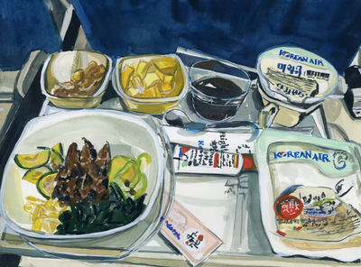 Korean Air Meal Print