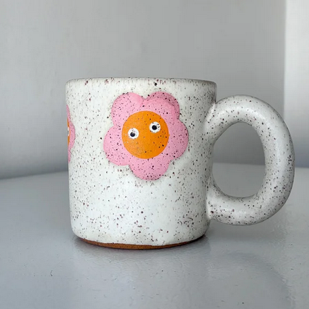 Pink Flower Mug