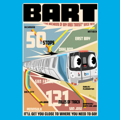 BART 4" x 6" Postcard